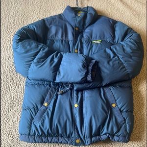 L.L . Bean Winter Puffer Coat size medium Men.